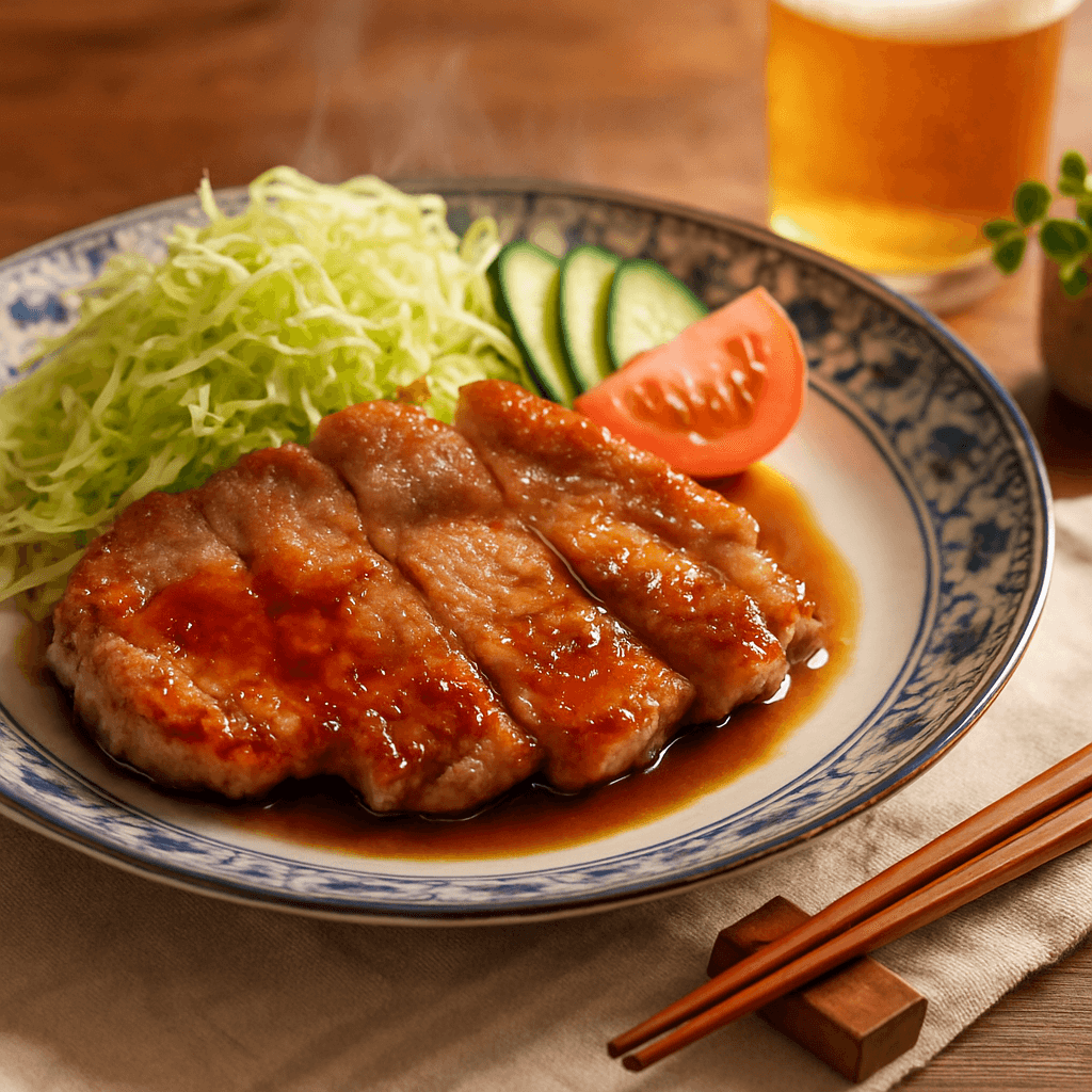 ポークソテーの完成写真