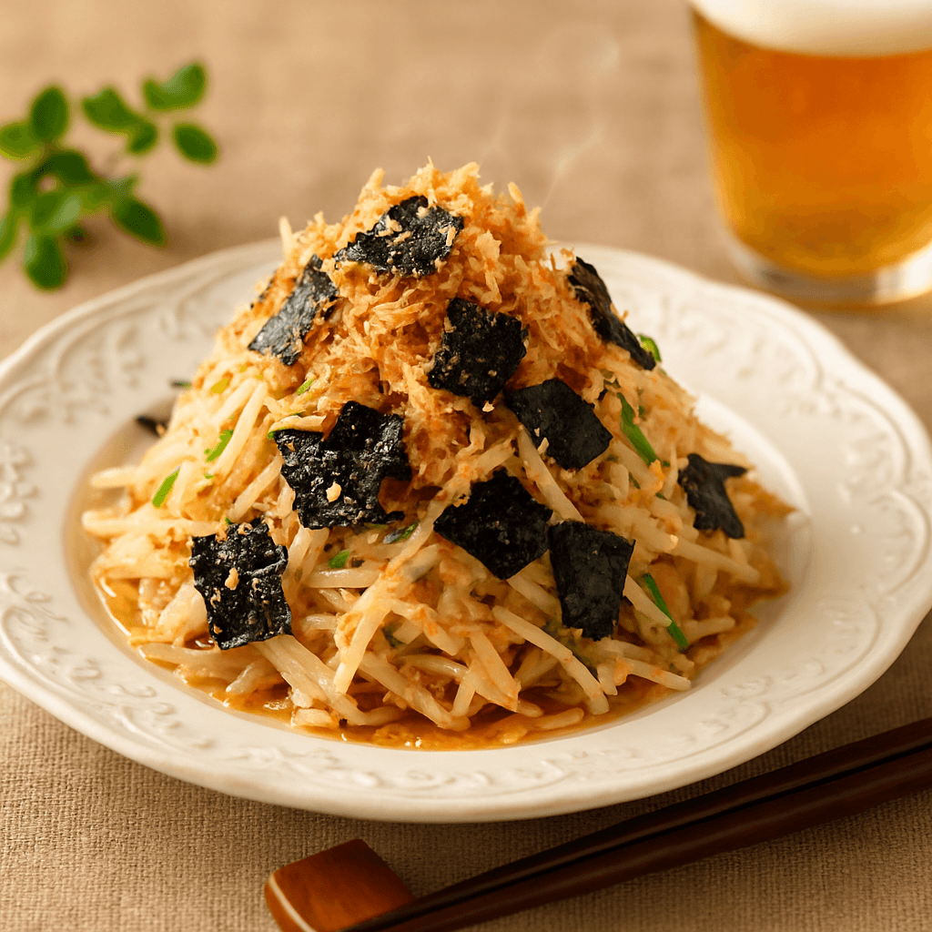 大根サラダの完成写真