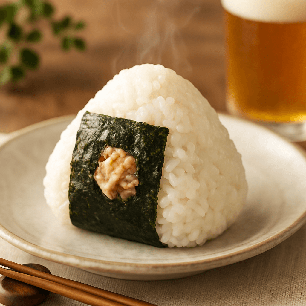 ツナマヨおにぎりの完成写真