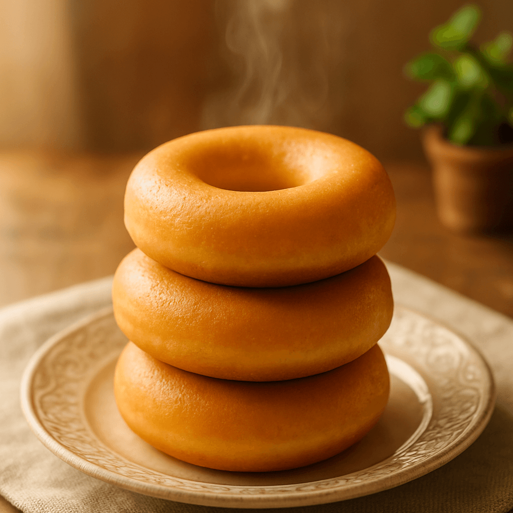 Baked Donuts finished dish