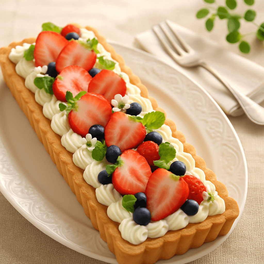 チーズタルトの完成写真