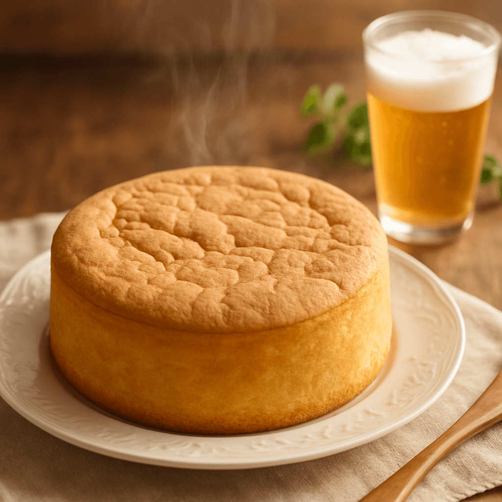 Sponge Cake finished dish