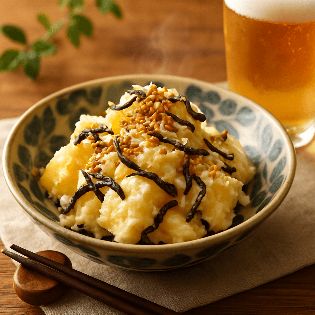 じゃがいもと塩昆布のマヨ和えの完成写真