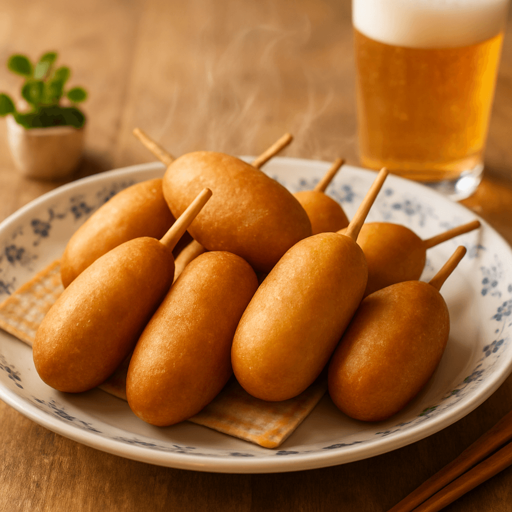 アメリカンドッグの完成写真