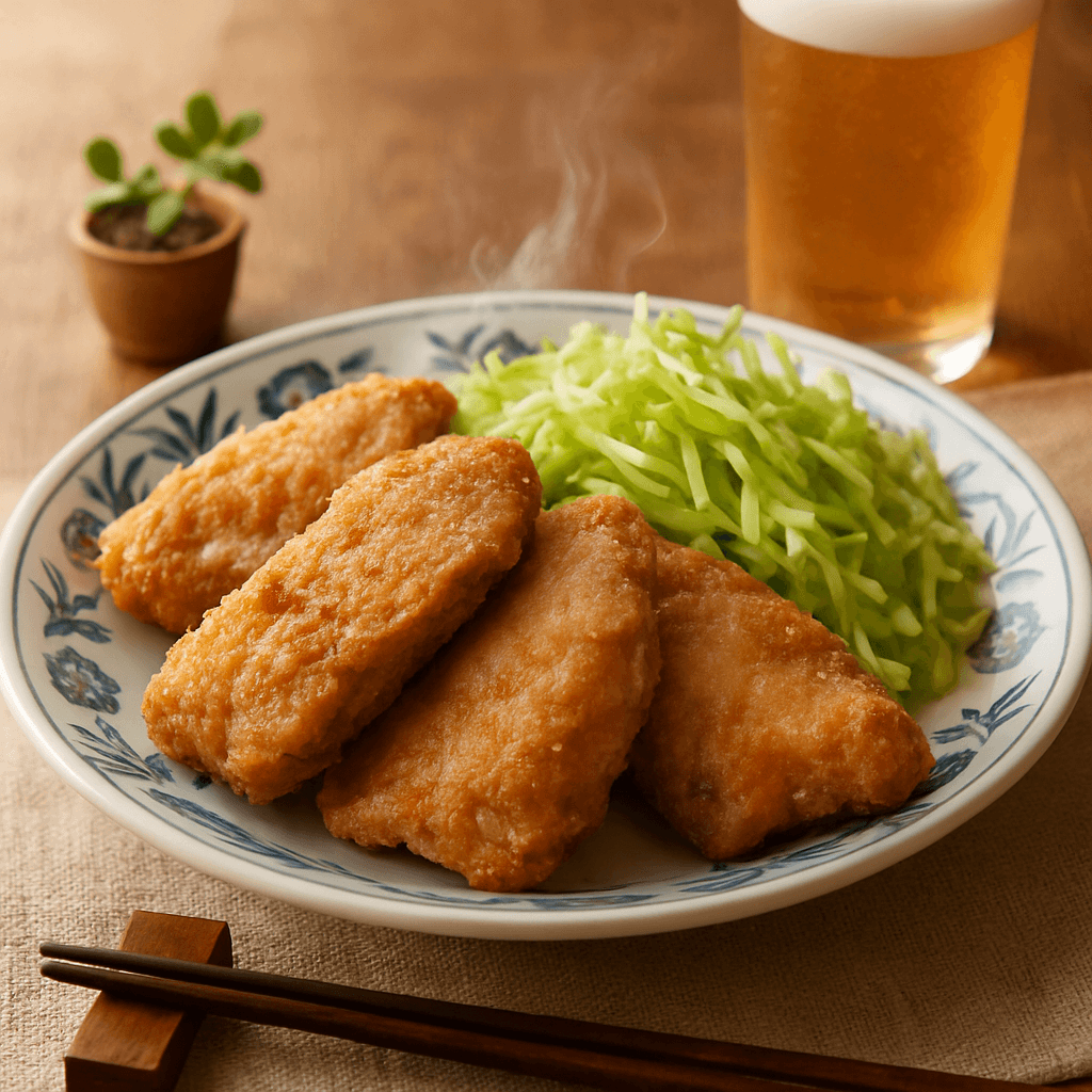 鯖の竜田揚げの完成写真