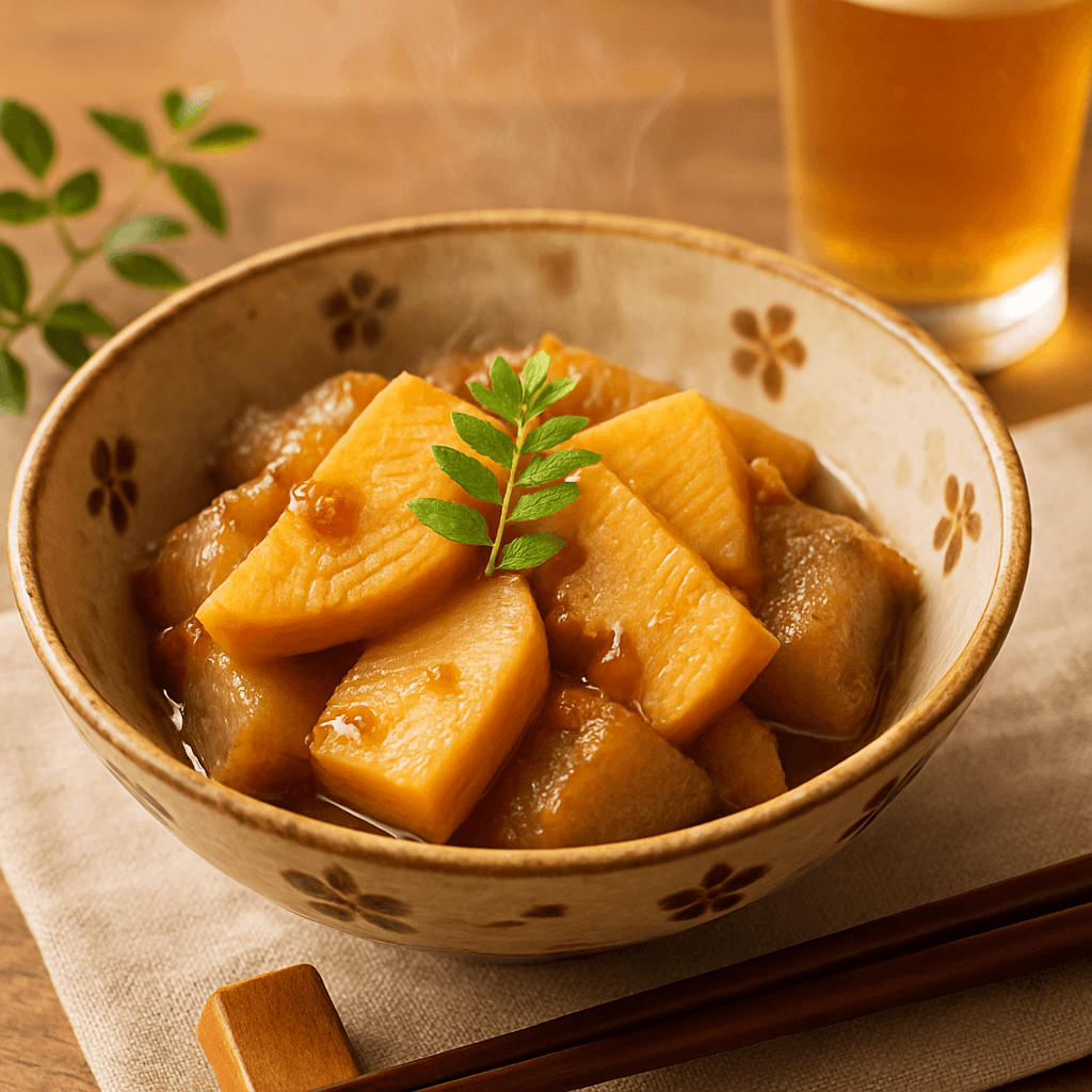 タケノコの土佐煮の完成写真