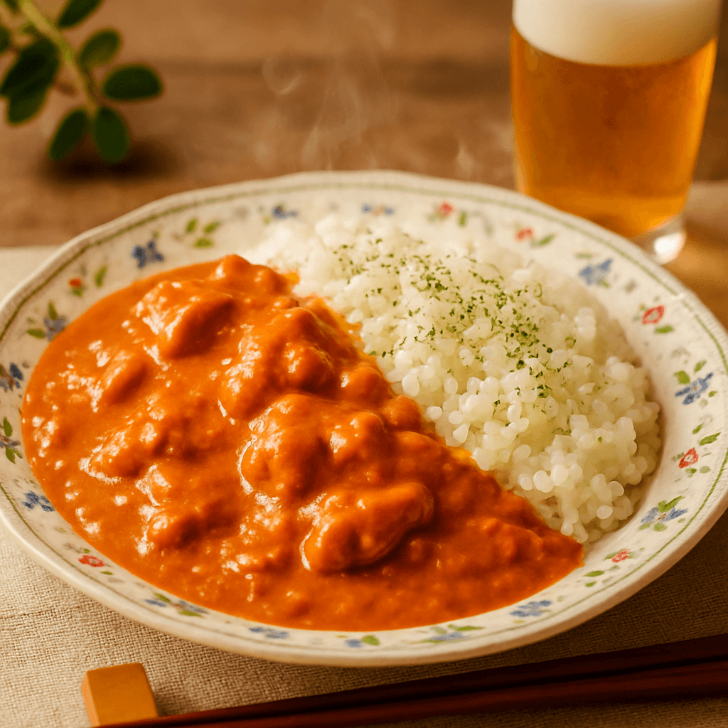 バターチキンカレーの完成写真