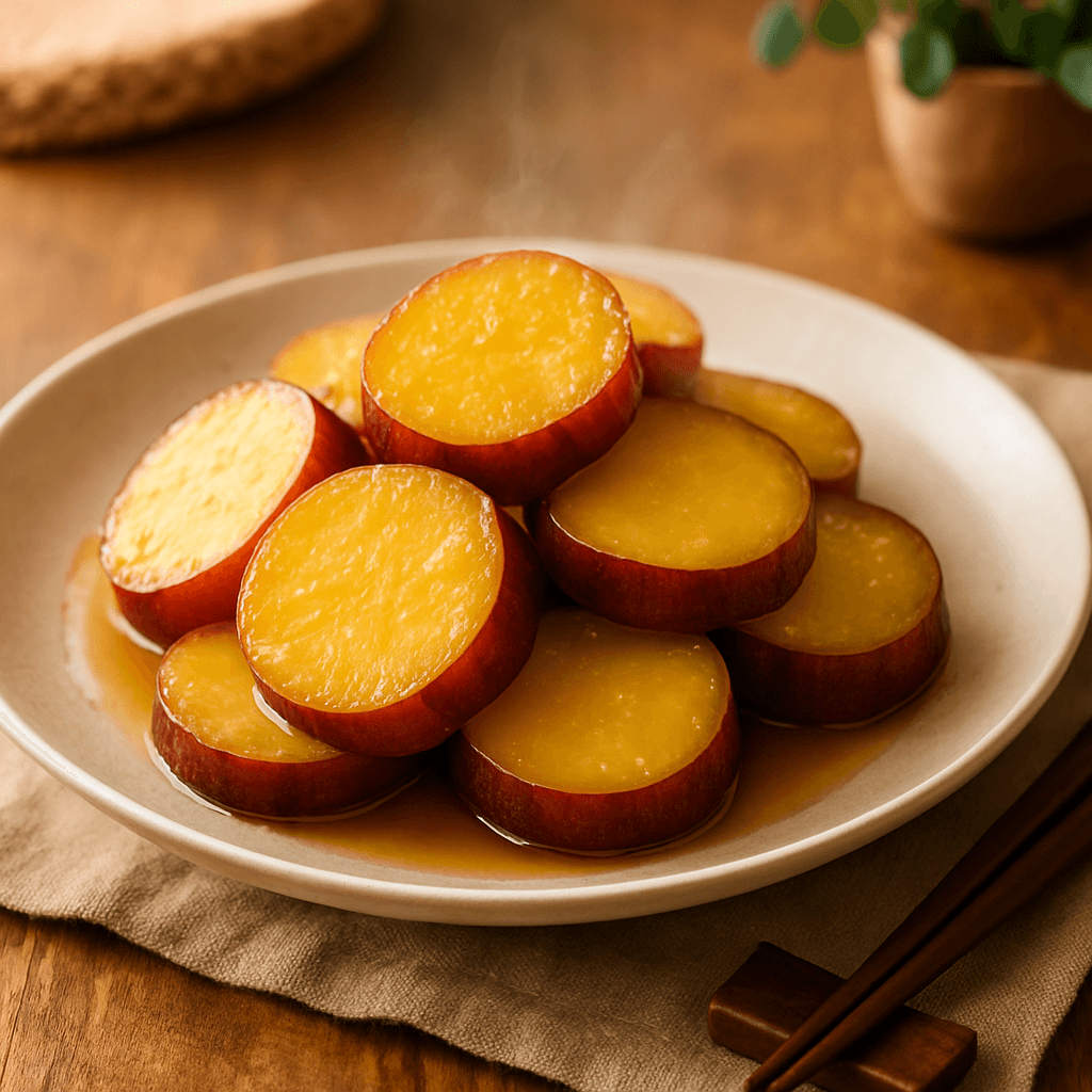 サツマイモの甘露煮の完成写真