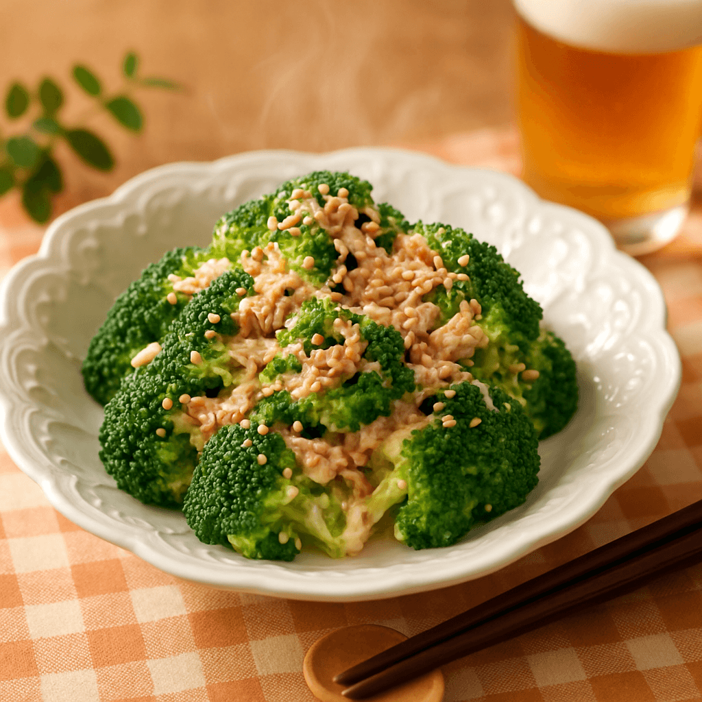 ブロッコリーのおかかマヨ和えの完成写真