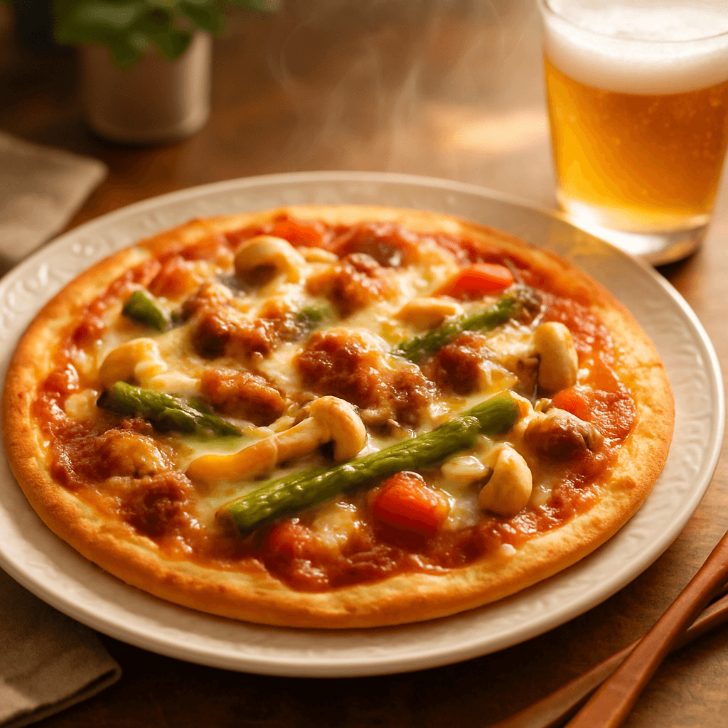 クリスピーピザの完成写真