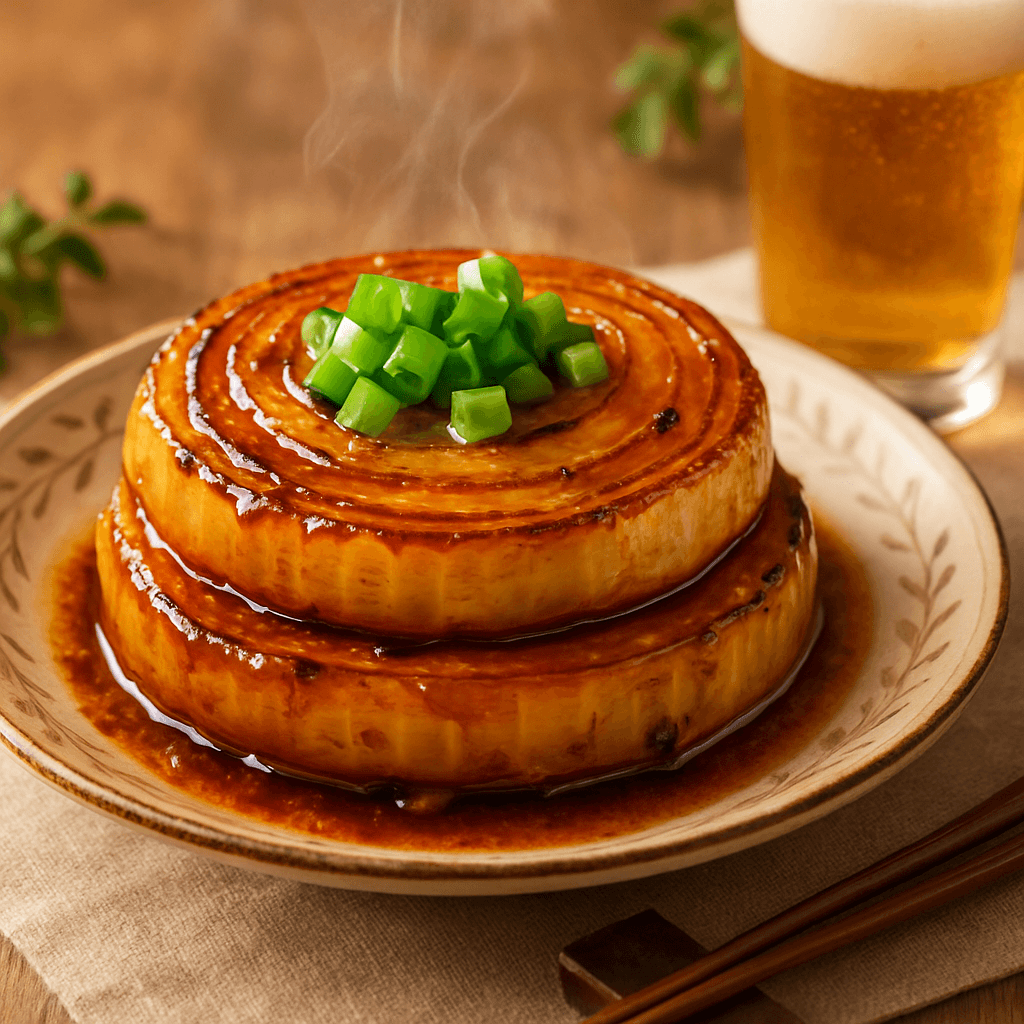 New Onion Steak finished dish