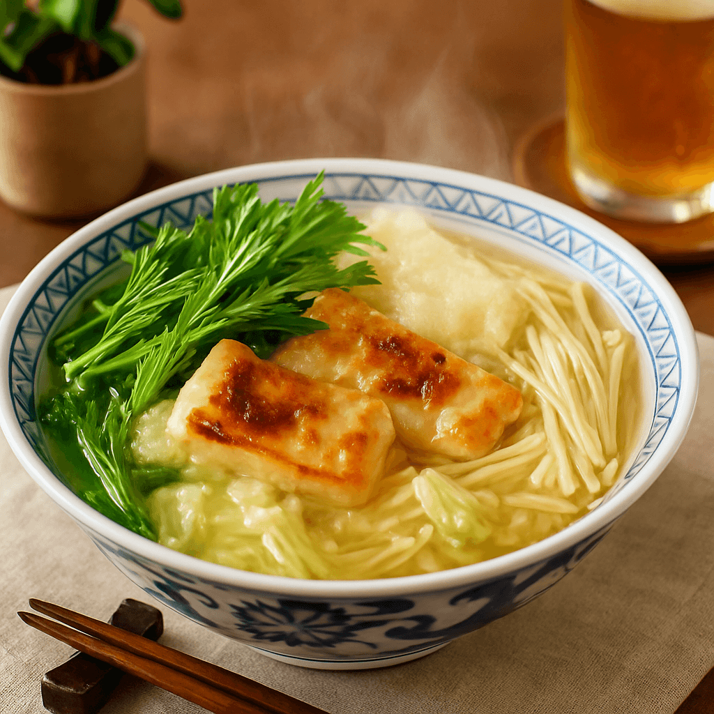 みぞれ鍋の完成写真