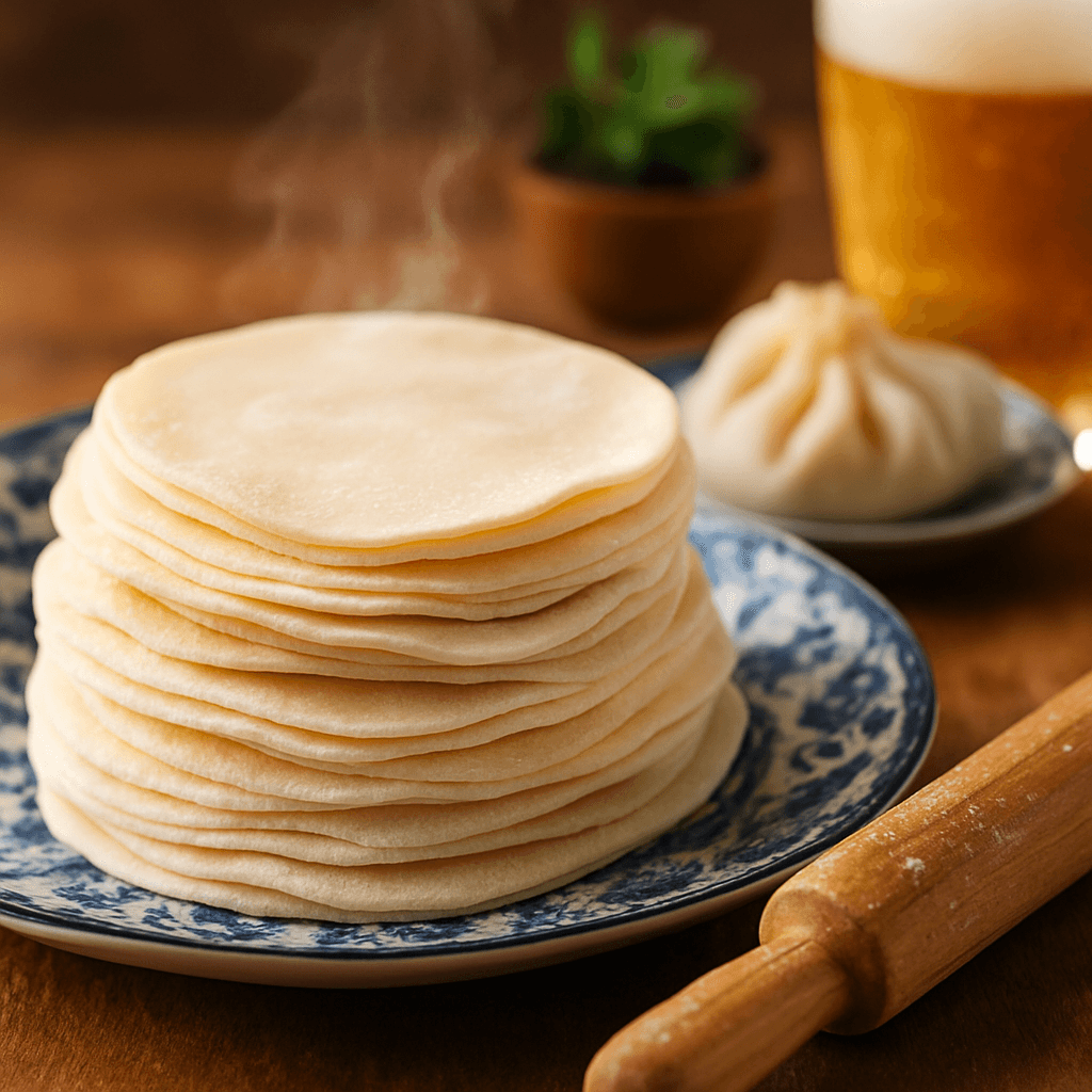 餃子皮の完成写真