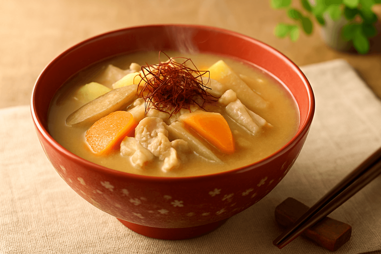 豚汁の完成写真