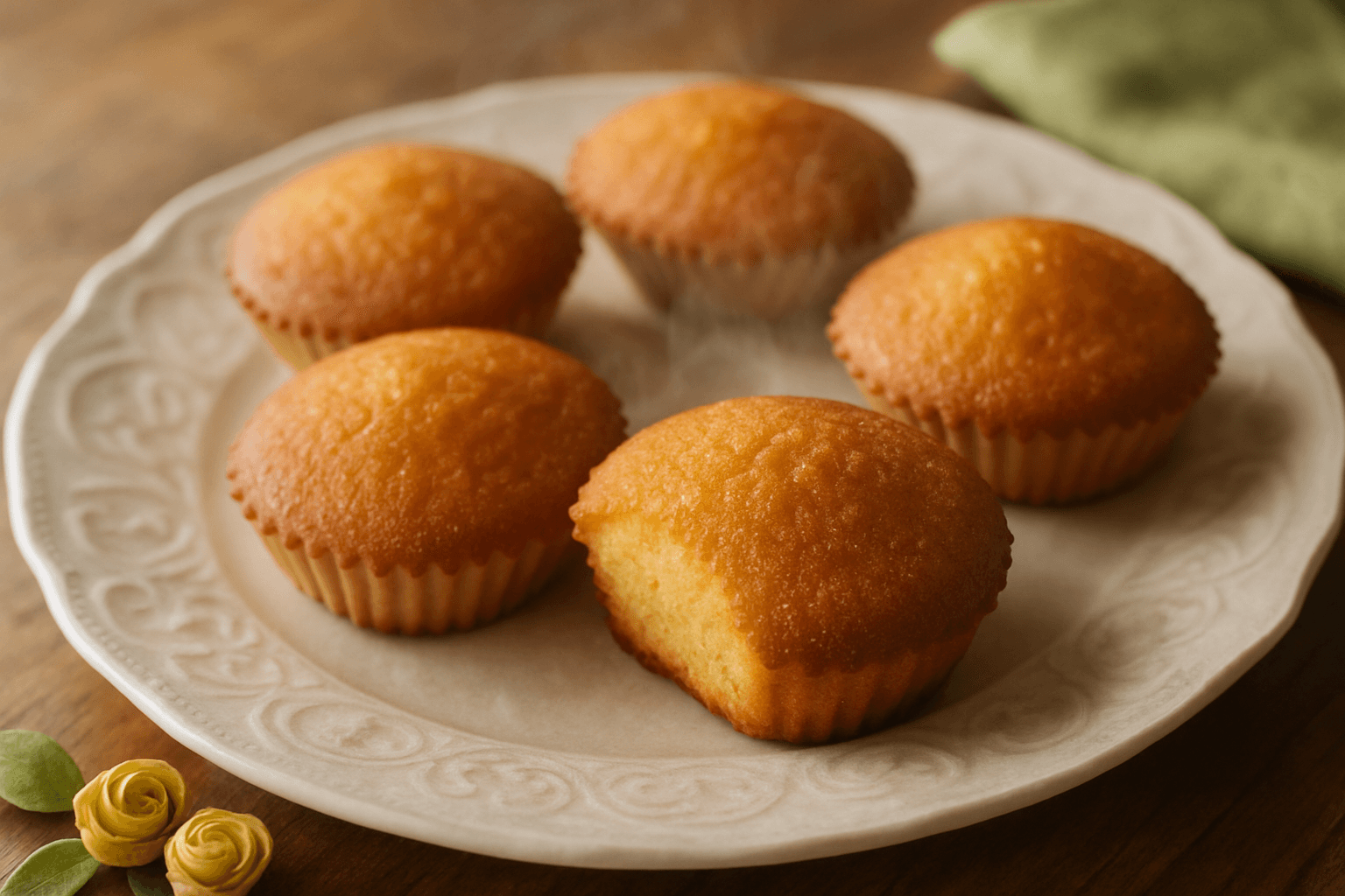 マドレーヌの完成写真