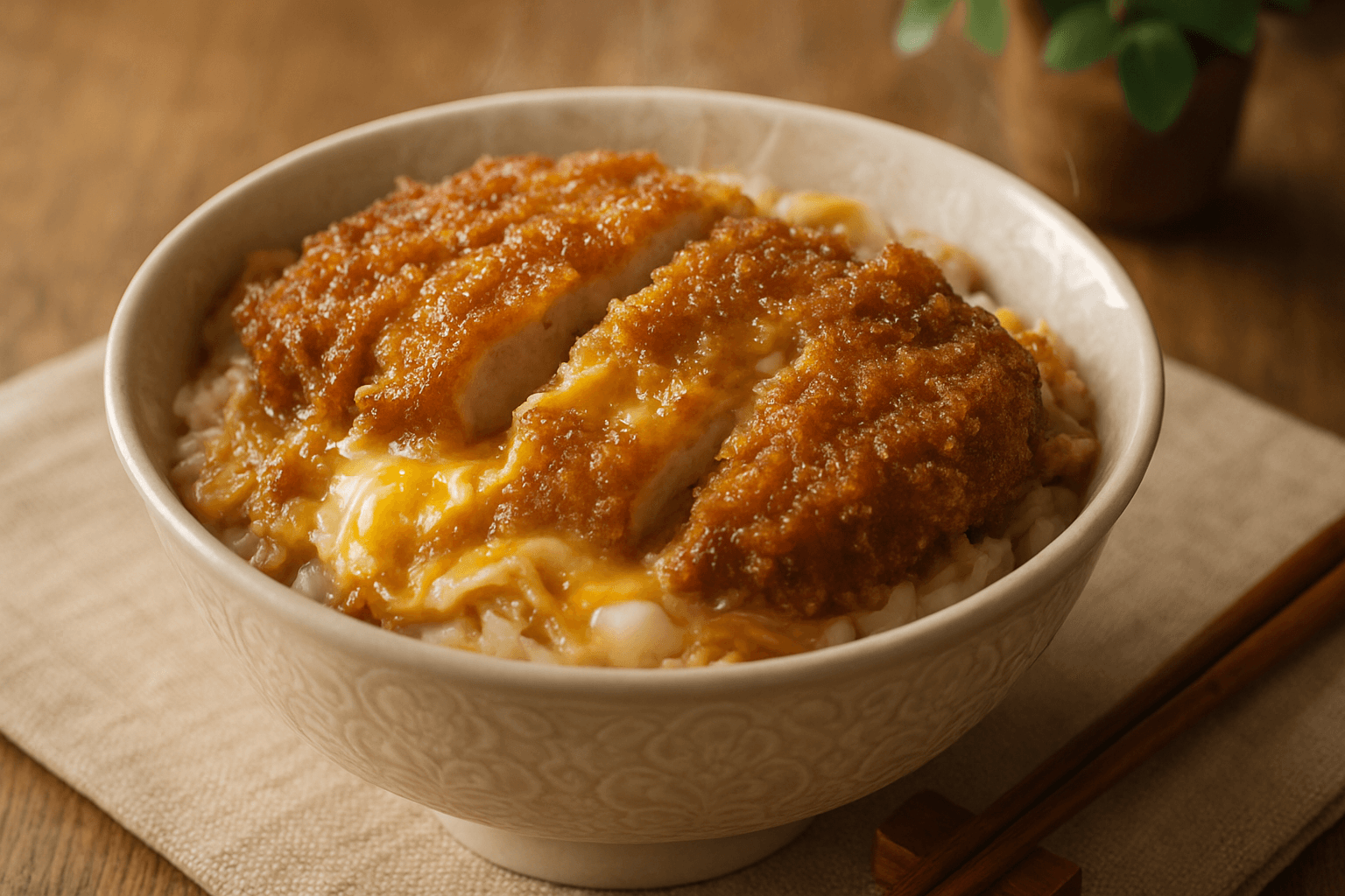 カツ丼の完成写真