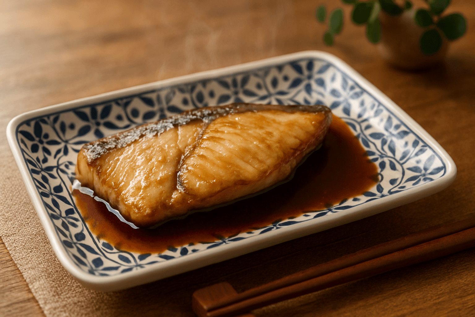 ブリの照り焼きの完成写真