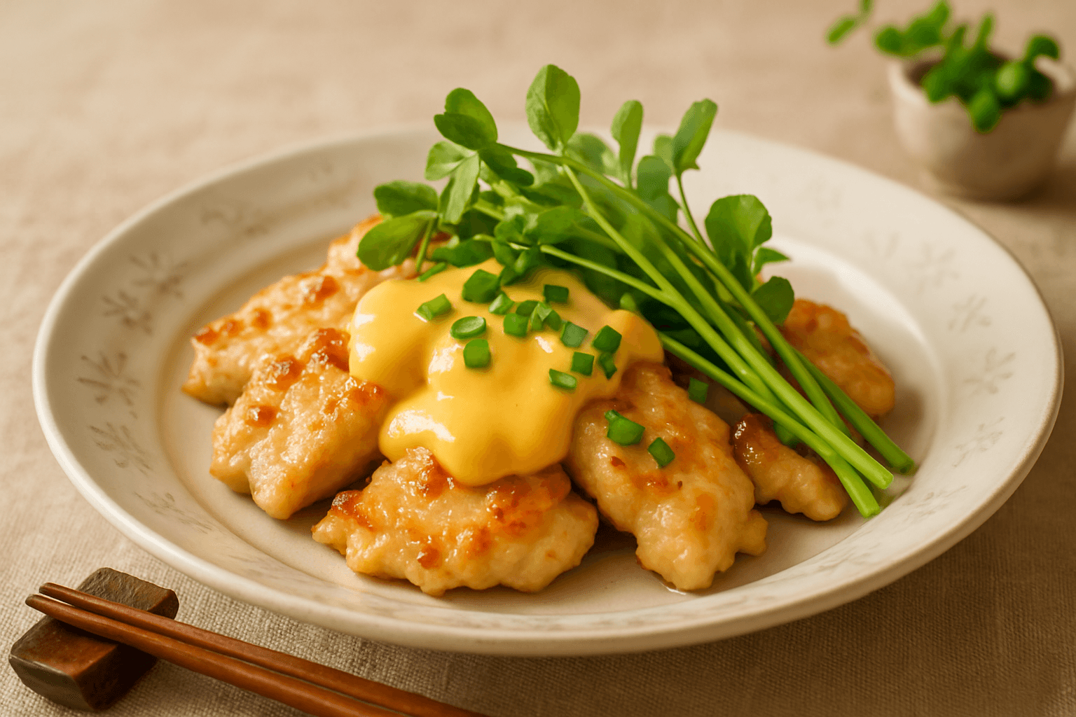 鶏マヨの完成写真