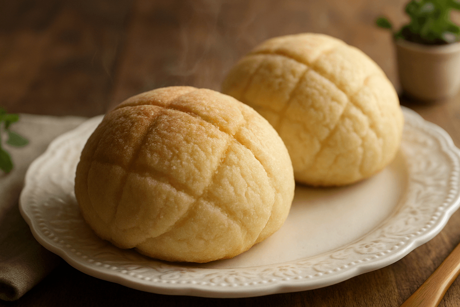 メロンパンの完成写真