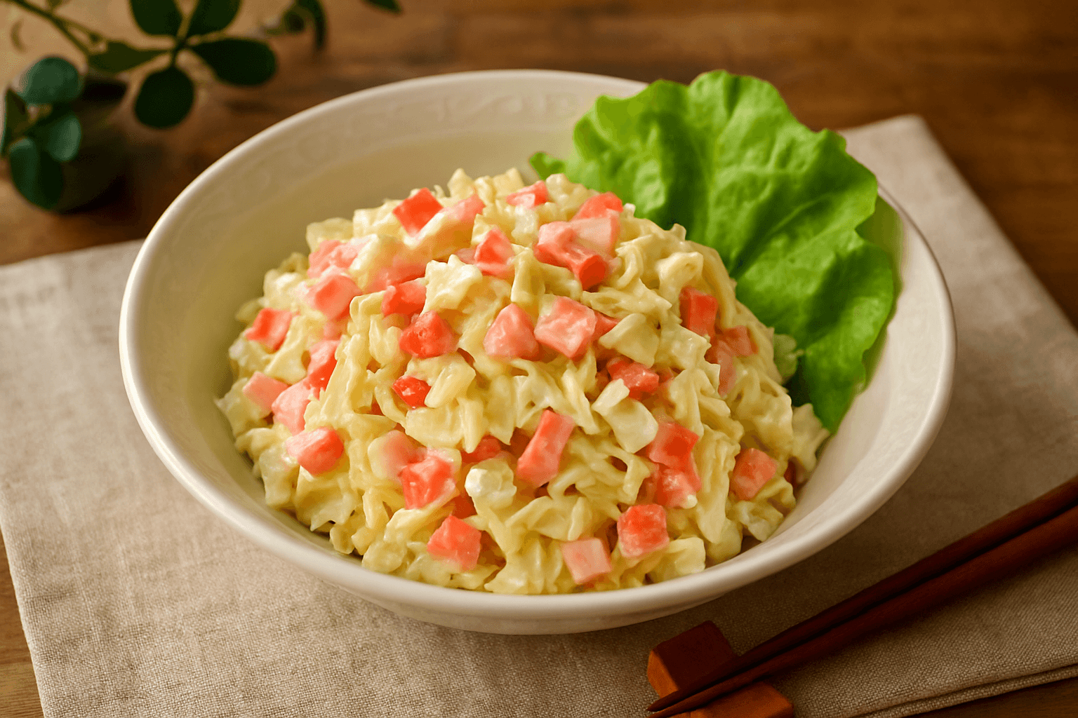 Coleslaw finished dish