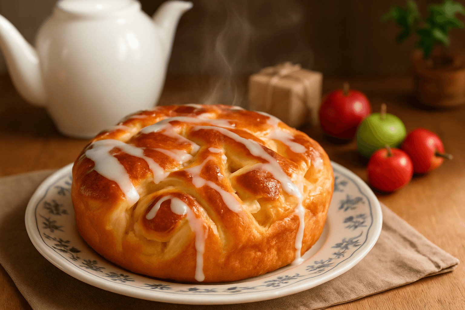 りんごパンの完成写真